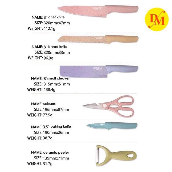 Kitchen Knife Set (6Pcs)