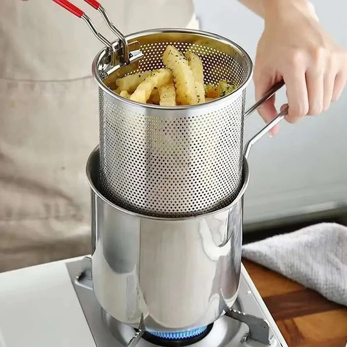 Stainless Steel Deep Fryer Frying Pot