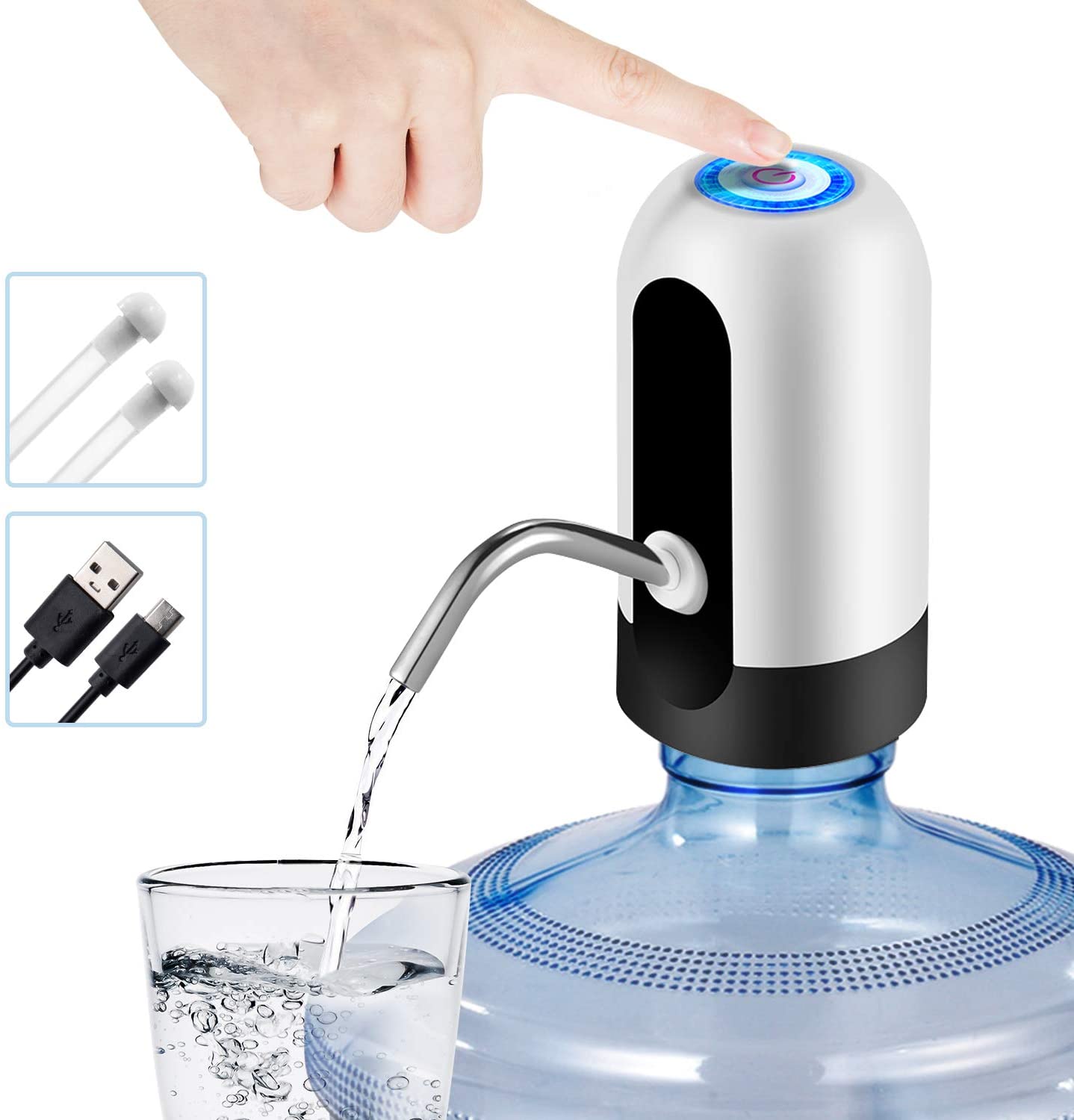 Automatic water bottle pump