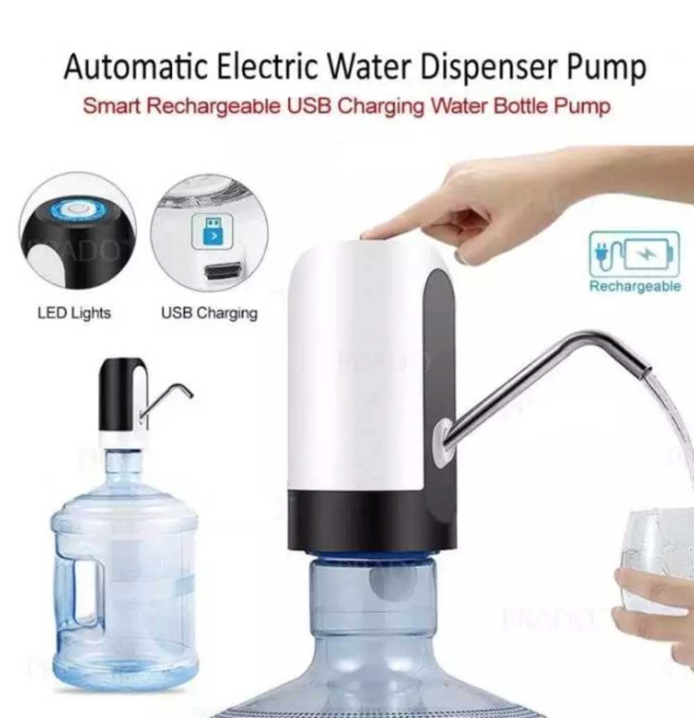Automatic water bottle pump
