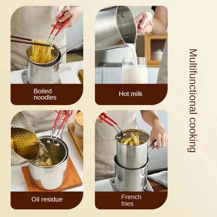 Stainless Steel Deep Fryer Frying Pot